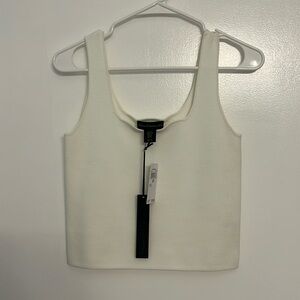 House of Harlow white compression tank